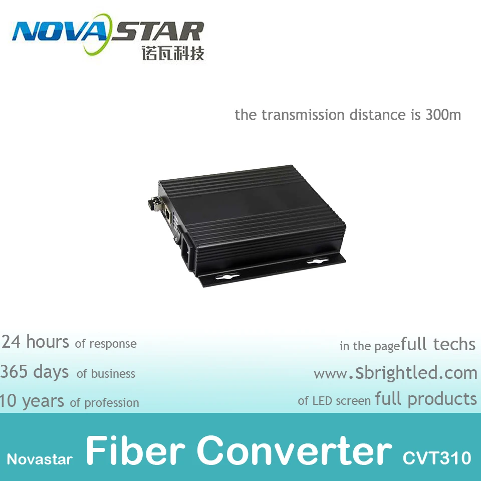 Nova STAR волоконный преобразователь CVT310 Контроллер конвертер nova led видео настенный контроллер передающая карта led