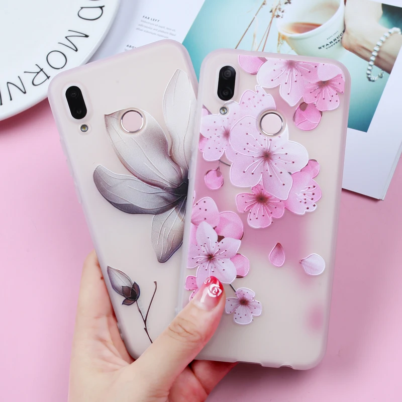 Чехол EIRMEON для Huawei P20 Lite чехол Honor 9 10 6X 7X P8 P9 P10 Nova 2 Plus 3E мягкий из ТПУ с рельефными