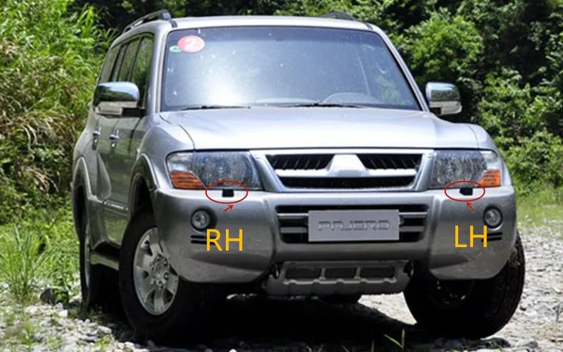 Soarhorse передний бампер Омыватель фар Форсунка для Mitsubishi Pajero Montero Shogun MK3 V64W V65W V68W V73W V74W V75W V78W