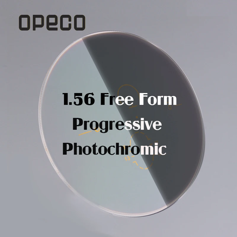 Opeco фотохромные Бесплатные формы цифровые прогрессивные линзы на заказ