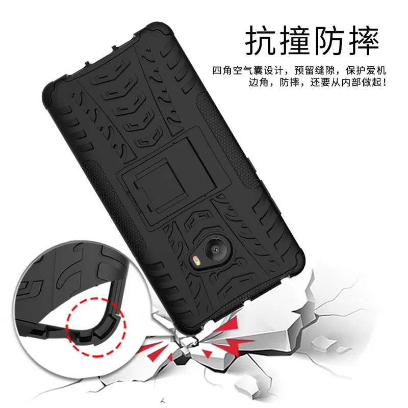 Подставка для Xiaomi Note2 ДЛЯ RedMi Примечание 4x Люксовый Бренд Телефон Броня Защитные PC