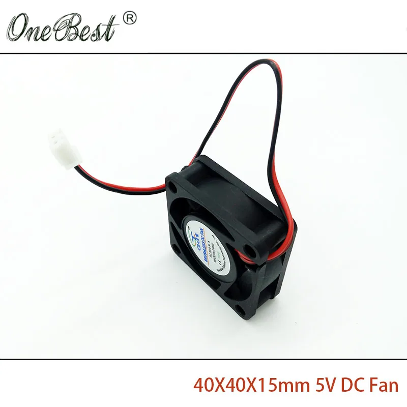Бесщеточный 4015 вентилятор DC 5V 0.14A маленький источник питания 4 см 40 мм охлаждения