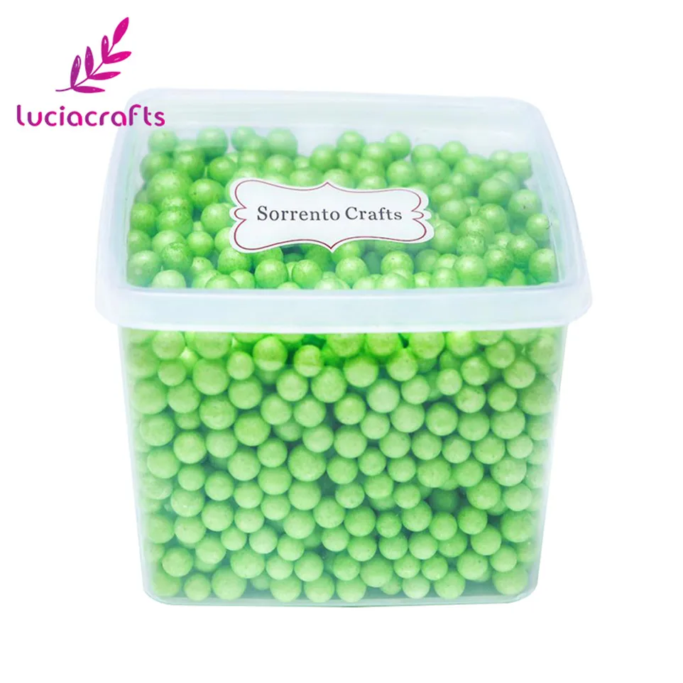 Lucia crafts 1 кор./лот(около 1500 шт) для детей возрастом от 5 до 10 мм Мини пенопластовые шарики для свадьбы/вечерние для художественного оформления ногтей, ручная работа аксессуары Z0102