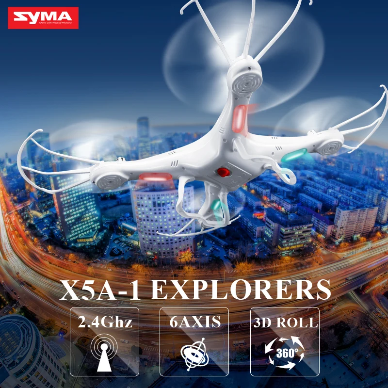 New Arrival SYMA X5A-1 X5C 4CH Axis Drone With HD Camera RC Quadcopter LED UAV Headless Remote Control Helicopter Toys | Игрушки и хобби