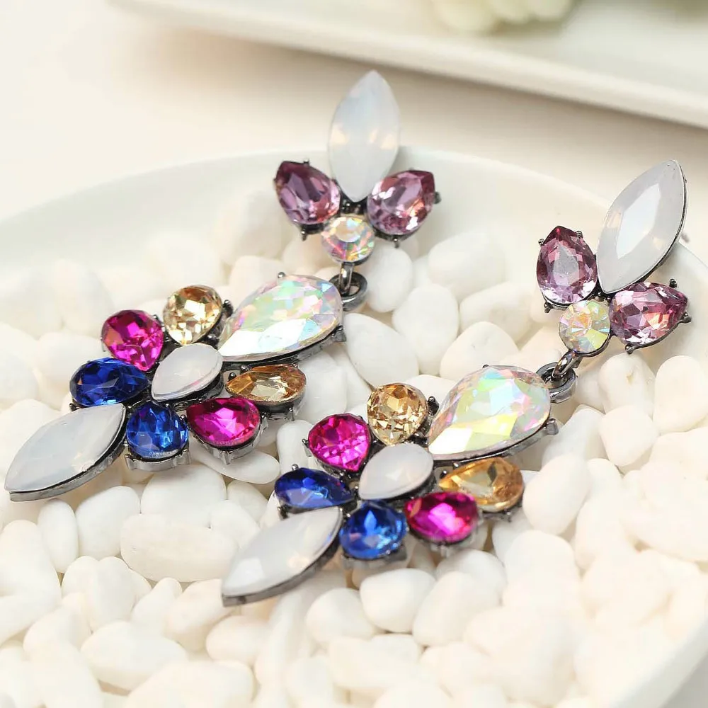 Женские модные серьги Новое поступление брендовые милые металлические с