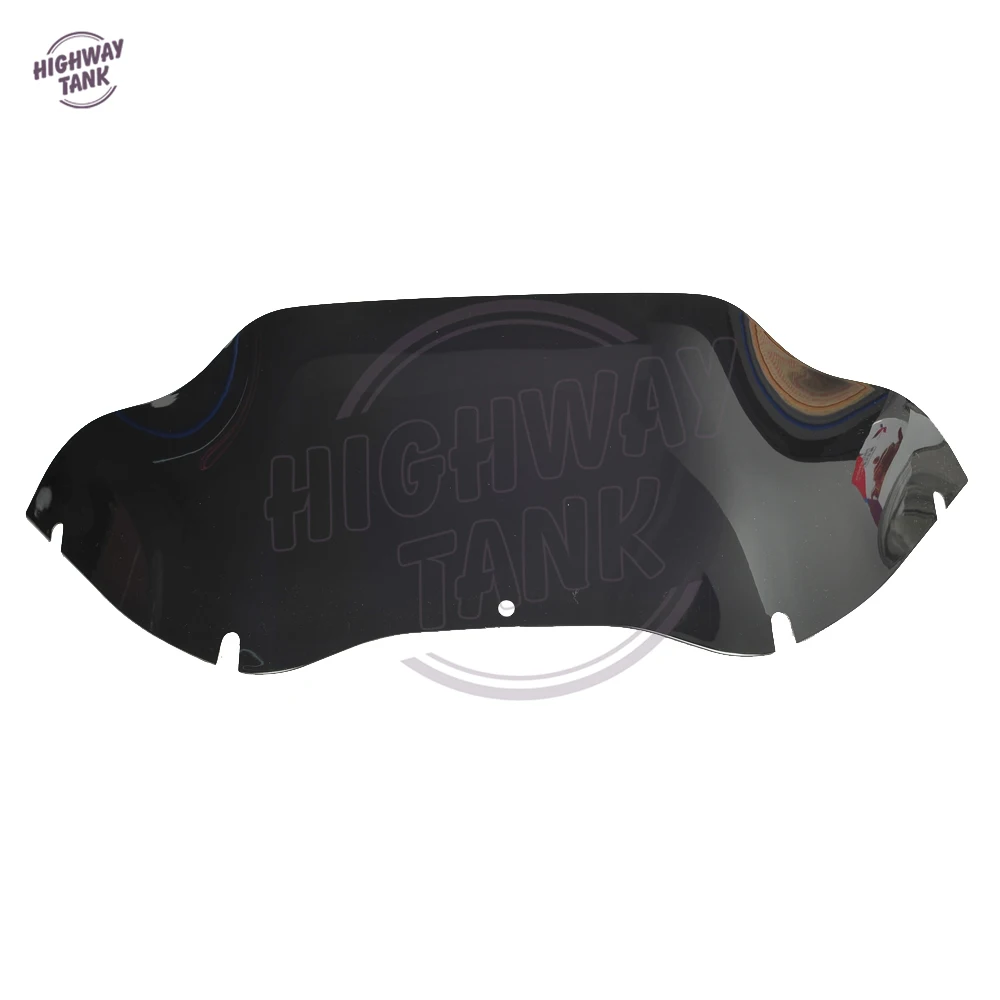 Dark Smoke " мотоцикл оттенок ветрового стекла чехол для Harley Touring дорожное скольжение FLTR 1998-2013 - Цвет: Dark Smoke