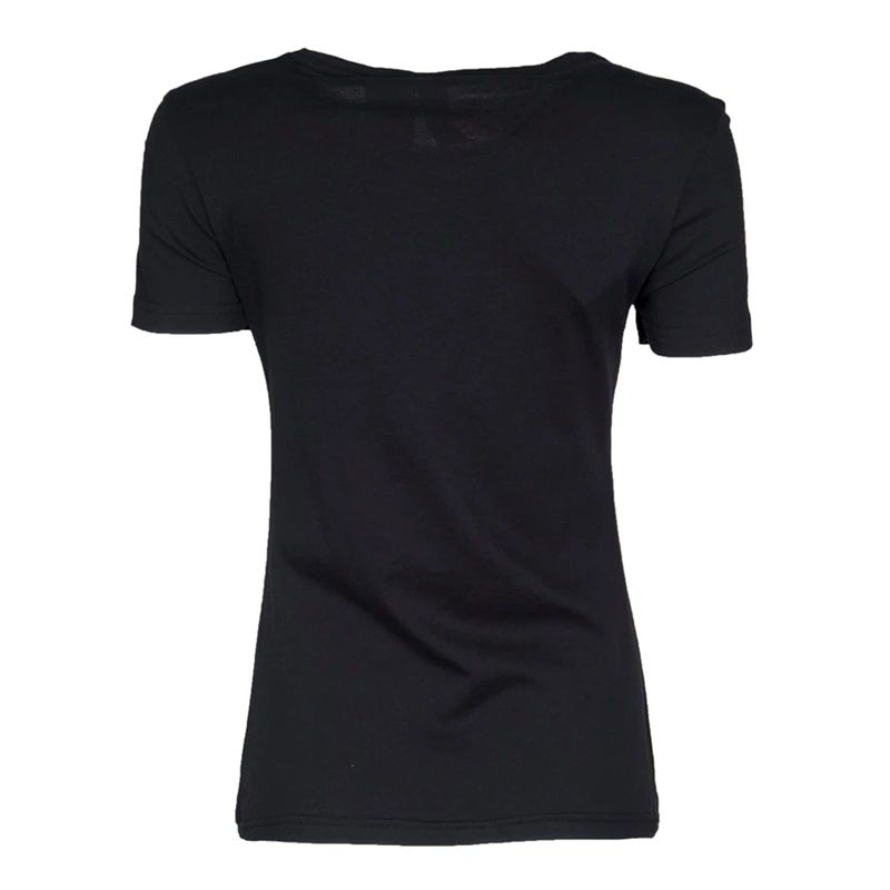 Новое поступление оригинальный логотип из фольги женские футболки с короткими