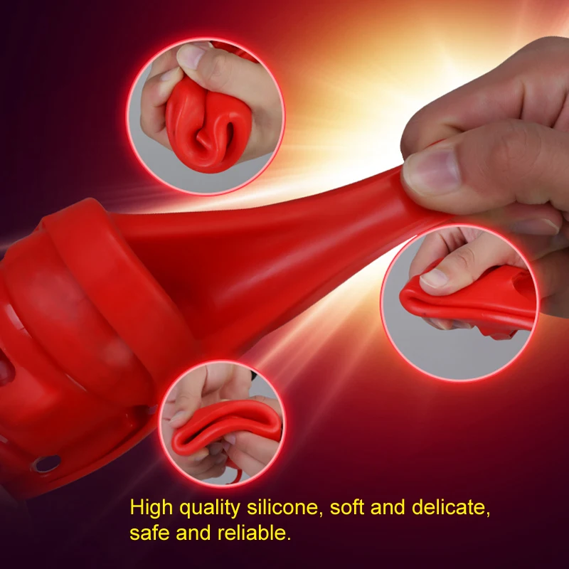 Desire Red Lips Интеллектуальный нагревающий кричащий Мужской мастурбатор G spot