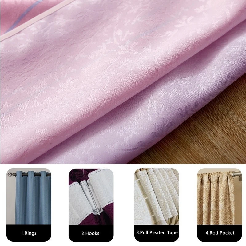 

New Striped Modern Bedroom Kitchen Blackout Balcony Curtains Doors For Living Room Window Curtain Fabrics Fabric Drapes