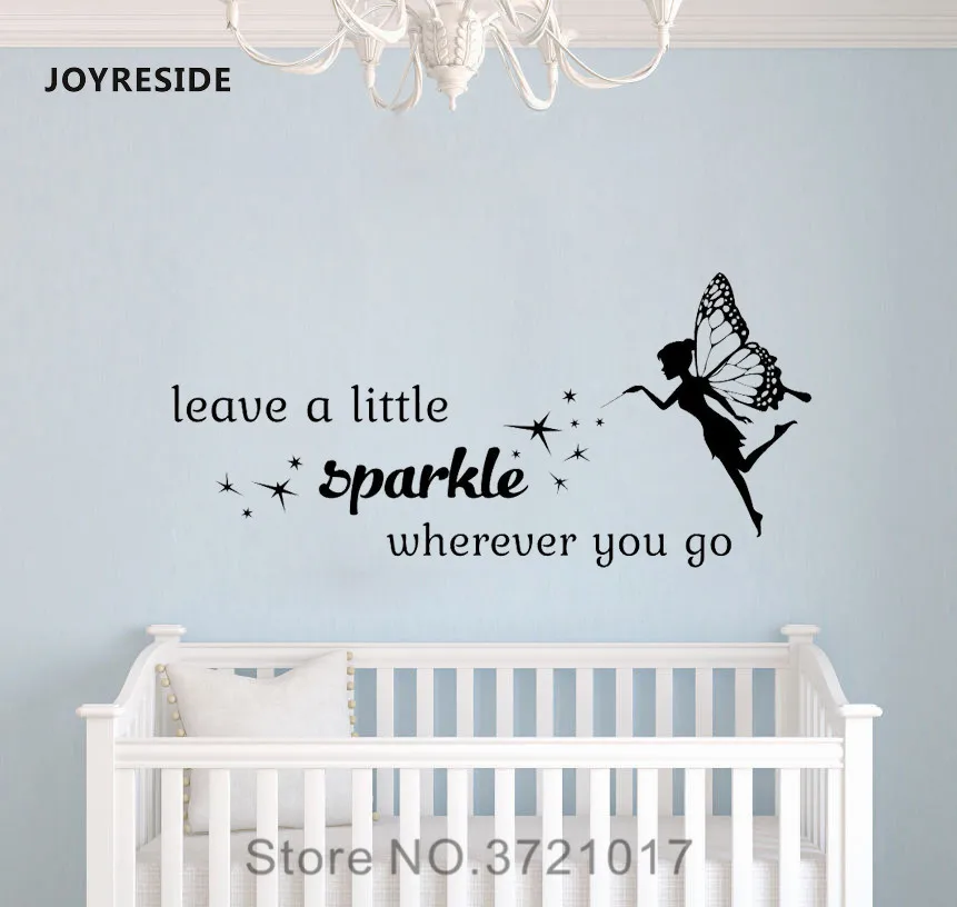 Виниловая наклейка для украшения интерьера комнаты девочек | Дом и сад