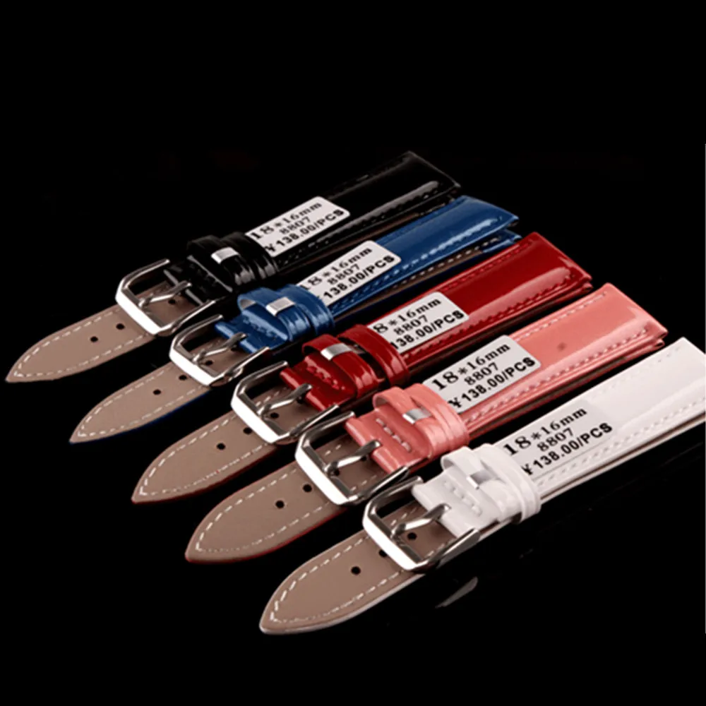 Ремешок мягкий синего цвета для наручных часов дизайнерский браслет из