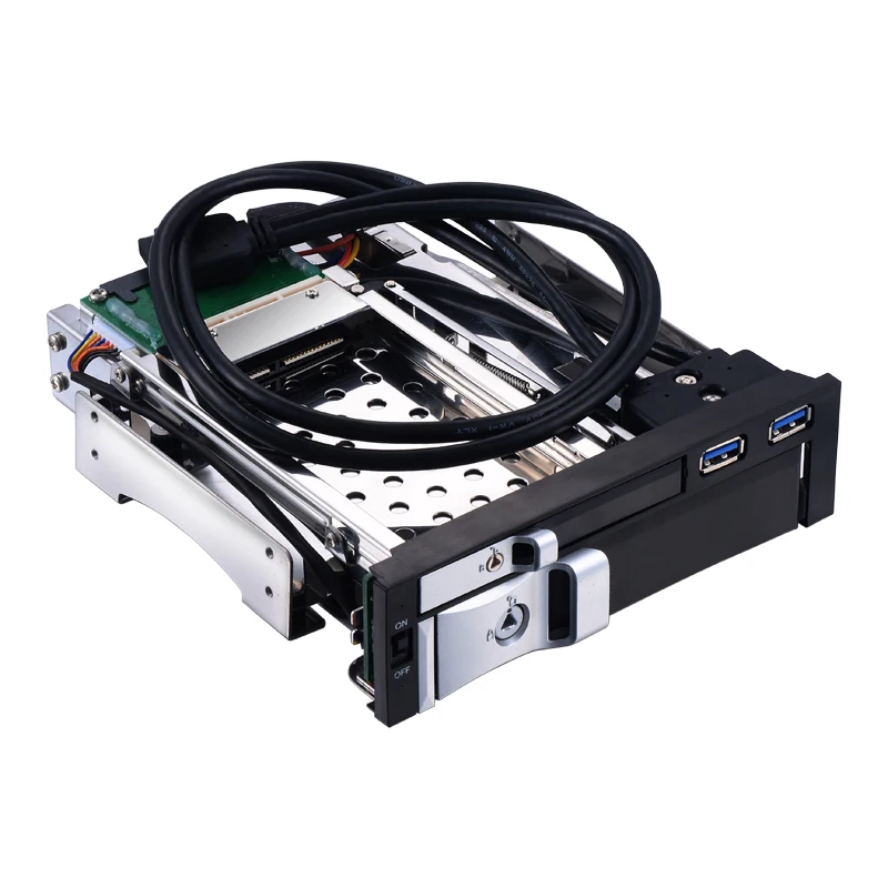 Uneatop ST7226U 2 5 + 3 дюймов Dual Bay лоток уменьшенного использования пластин SATA Внутренний
