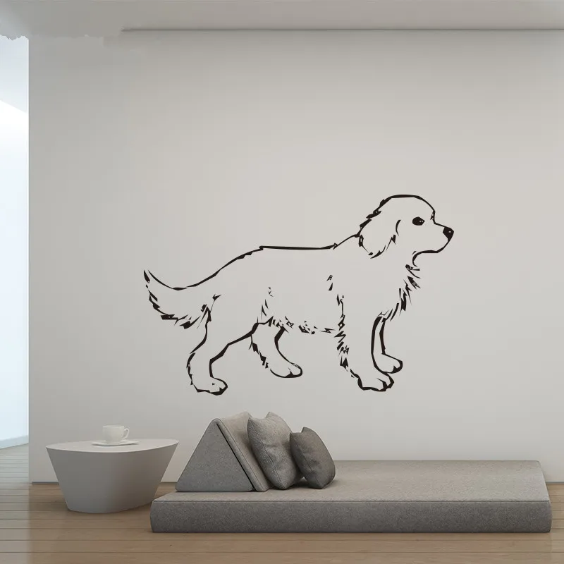 

Dog Wall Sticker Home Decoration Little Animal Living Room Decor Wall Stickers for Kids Rooms Muursticker Adhesive