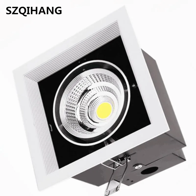 12W/2*12W/3*12W LED Bean Pot Lights AR70 COB Grille Lamp Super Bright Bean Gallbladder Lamp For Indoor CE RoHS Warm  Cold White