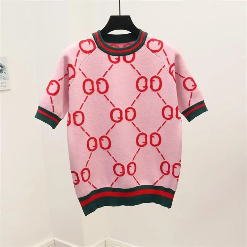 Luxury women Autumn winter sweater famous brand Classic design wool women's fashion designer pull femme hiver | Женская одежда