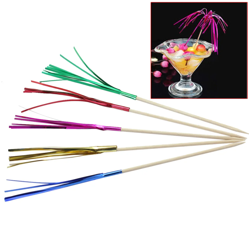 Коктейльные палочки для напитков фруктовый десерт украшения свадебные вечерние