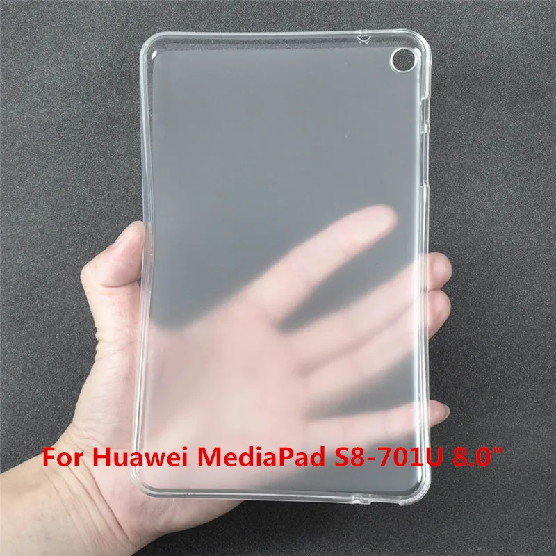 For S8-701U 8.0inch Ультра-тонкие капли сопротивление силиконовый чехол для huawei MediaPad T2/T2Pro " тонкий матовый чехол для huawei mediaPad S8-701U/301U/M1 - Цвет: For S8-701U 8.0inch