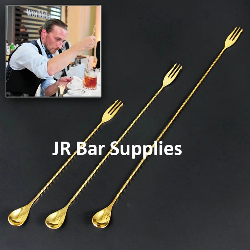 1 шт. ложка тройник из нержавеющей стали 30 см/40 см/50 см|bar spoon|spoon barcocktail bar spoon |