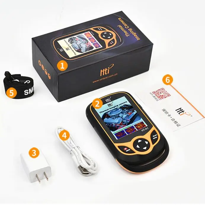 HT-A1 HT-A2 TFT экран теплового инфракрасного Imager камера детектор измеритель температуры измерительные инструменты 100-240 в 640*480 HT-A1 - Цвет: HT-A1