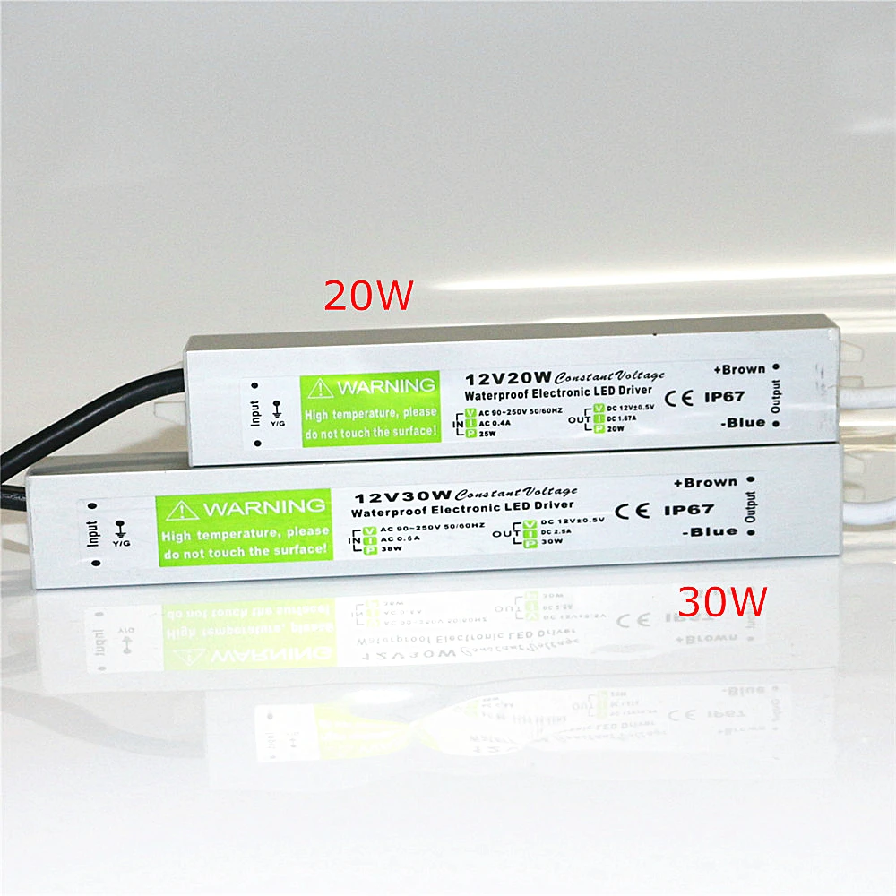 Адаптер питания 220 В переменного тока на 12 постоянного 10 Вт 80 ip67