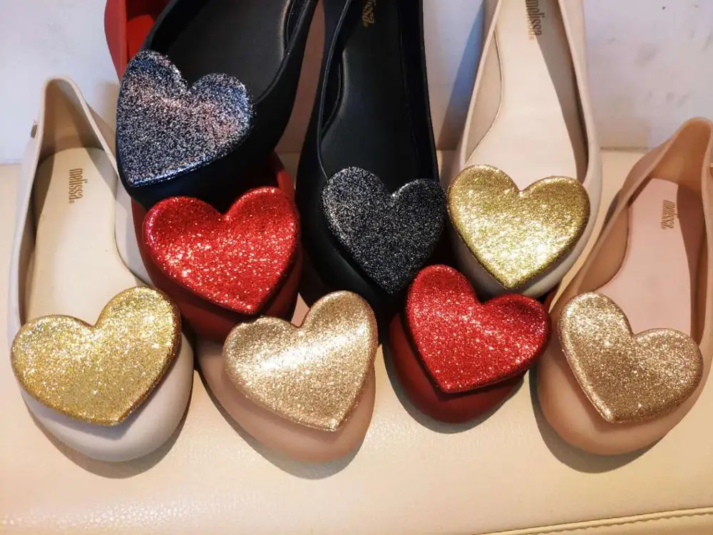 Женские сандалии на плоской подошве Melissa Ultragirl Heart брендовые из ПВХ 2019 | Обувь