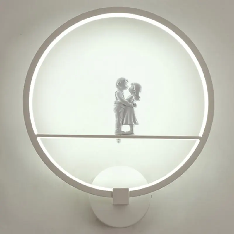 Скандинавская современная светодиодная настенная лампа для спальни