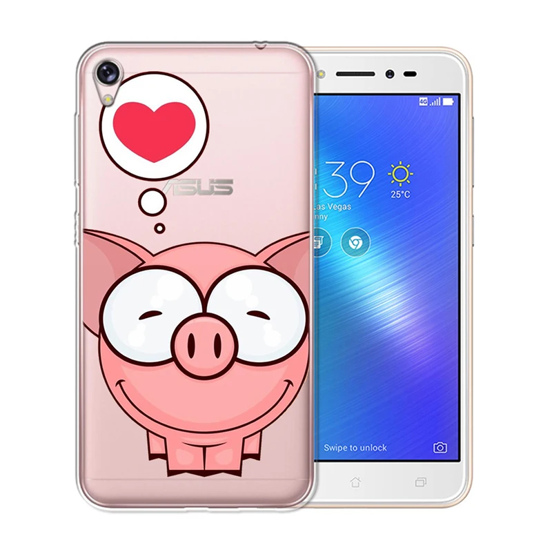 For Asus Zenfone Live ZB501KL Max 3 4 Pro M1 ZB602KL ZC520KL ZC520TL Phone Case cover animal cute Soft TPU Silicone cartoon etui |