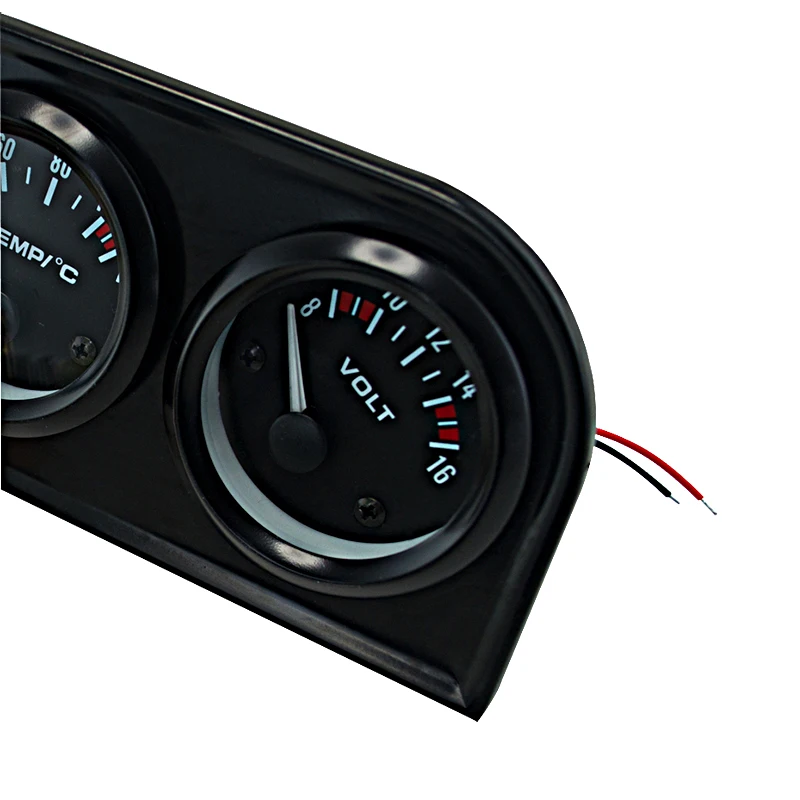 WLR RACING 52 мм тройной датчик 3 в 1 (датчик давления масла + Датчик температуры воды