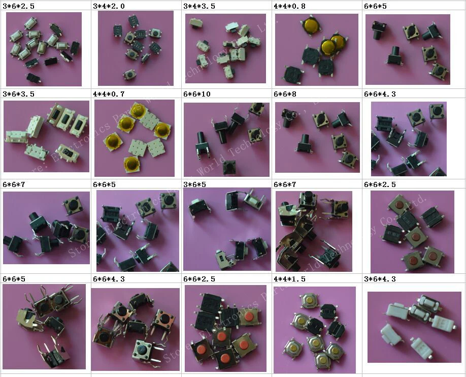 Бесплатная доставка тактильная нажимная кнопочный переключатель Микро