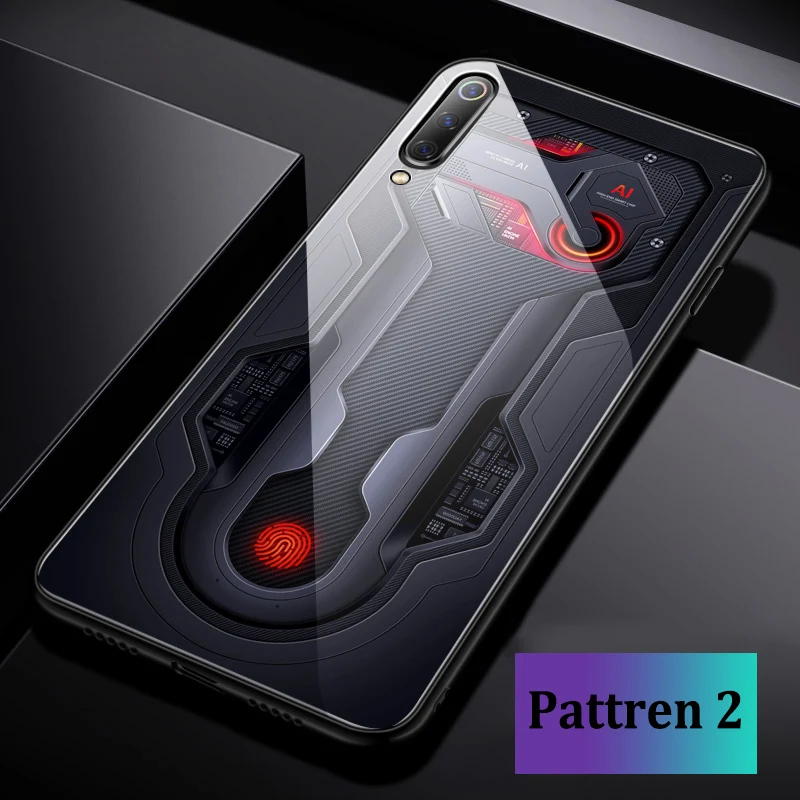 Pattern-2 Чехол из закаленного стекла GFAITH для samsung Galaxy A70, Версия Телефона, дизайн, чехол с полным покрытием для samsung A10 A50 A30 A20 - Цвет: Pattern-2
