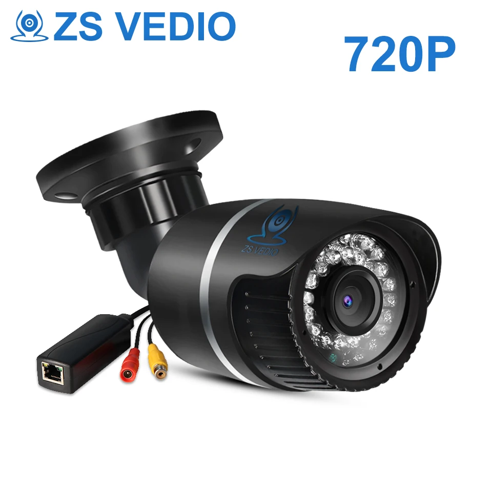 ZSVEDIO камеры наблюдения IP камера OnVif ip 720 POE внешняя Проводная P ночное видение HD