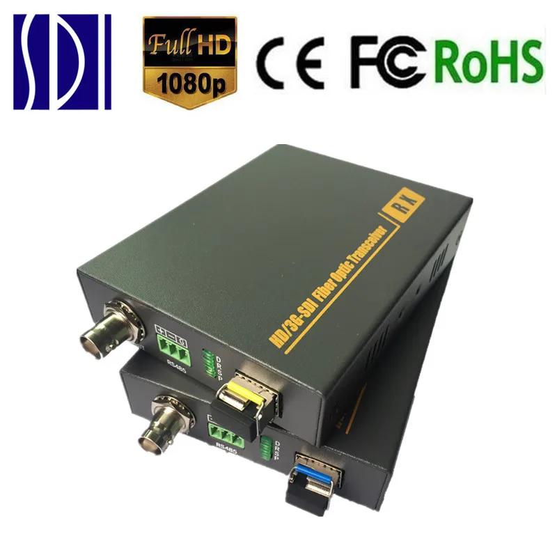Zy stf501 10 км HD SDI Волокно оптический удлинитель media converter 3G видео передатчик и
