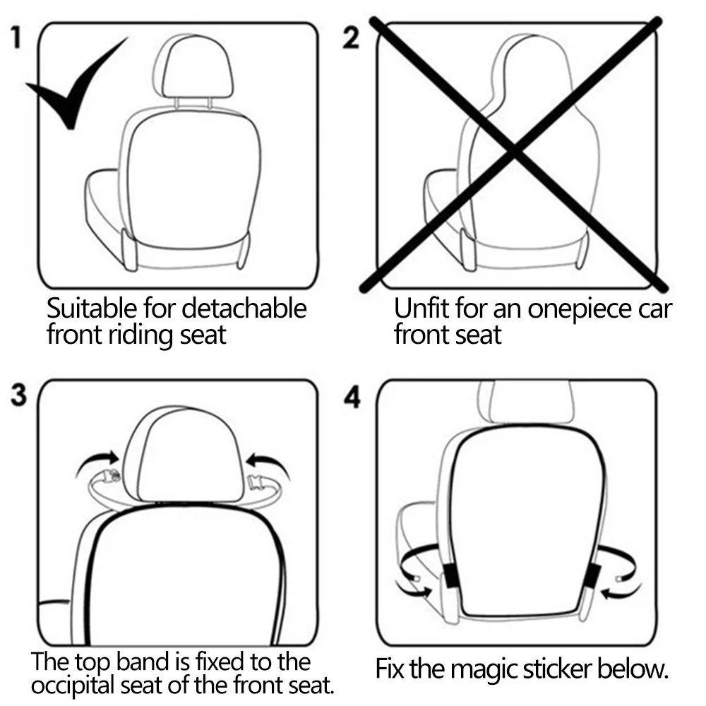 Коврик для защиты от грязи задняя крышка автомобильного сиденья прозрачная