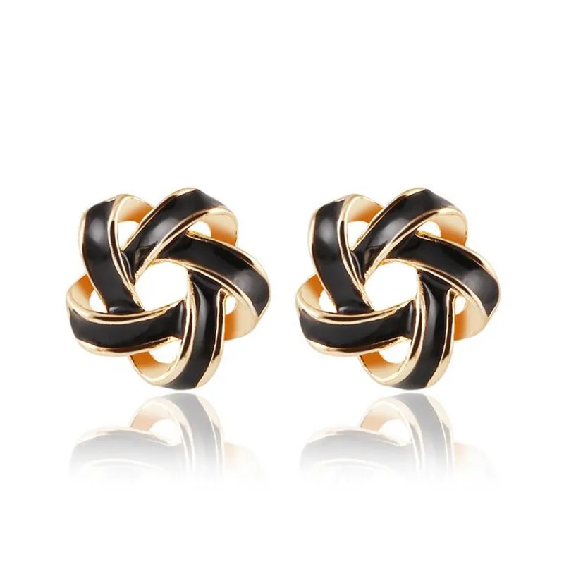 Модные серьги-цветы на заклепках для женщин Бринкос Пендиентес Бижу Инамель букле дорейль фемме Аксессуары Ювелирные изделия.