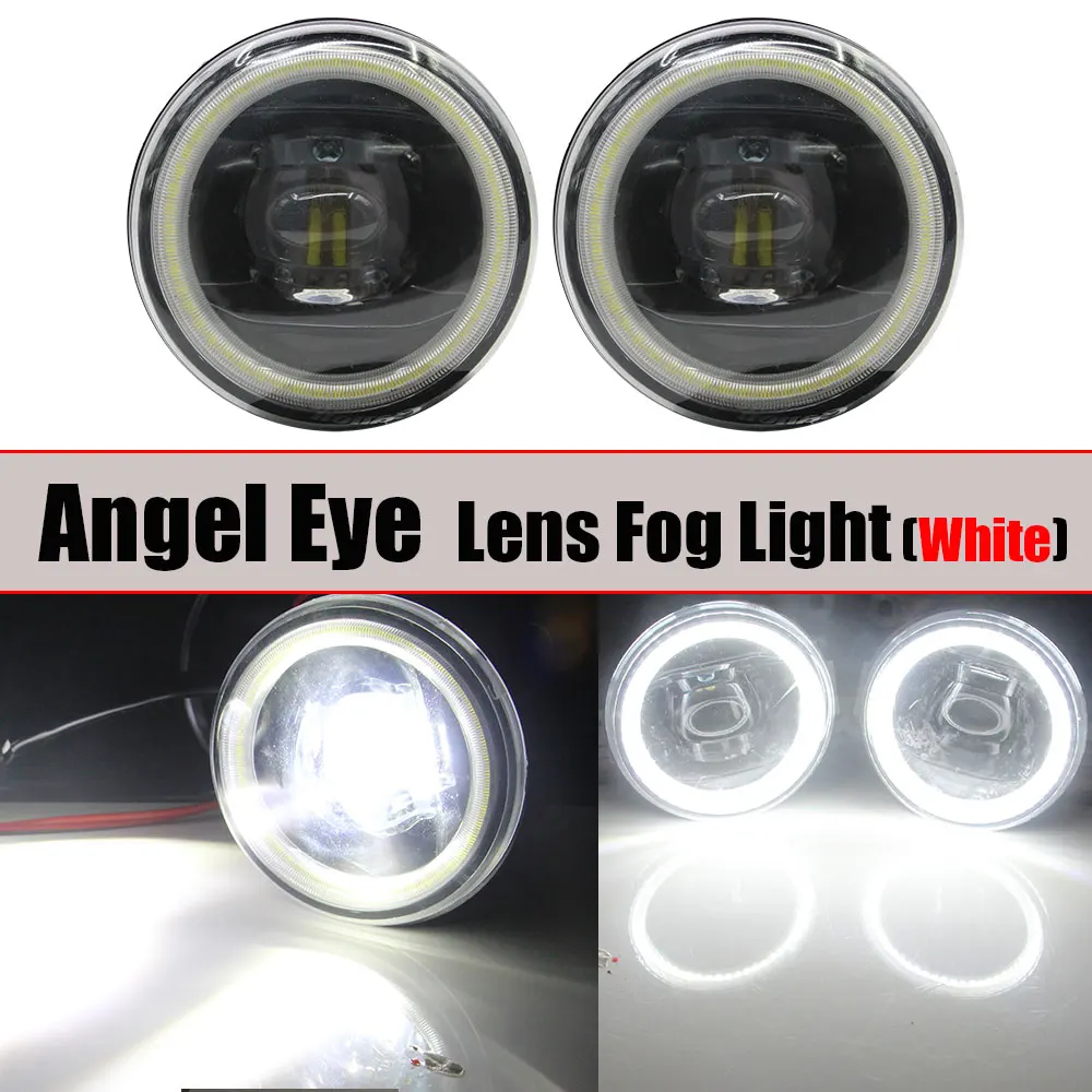 Lens Angel Eye White Автомобильная противотуманная фара светильник комплект Ангел глаз DRL для Infiniti G25 G37 M25 M37 M56 EX25 EX35 EX37 QX56 QX50 QX70 Q70 Q60 FX45 FX50 FX30D FX35 FX37 - Цвет: Lens Angel Eye White