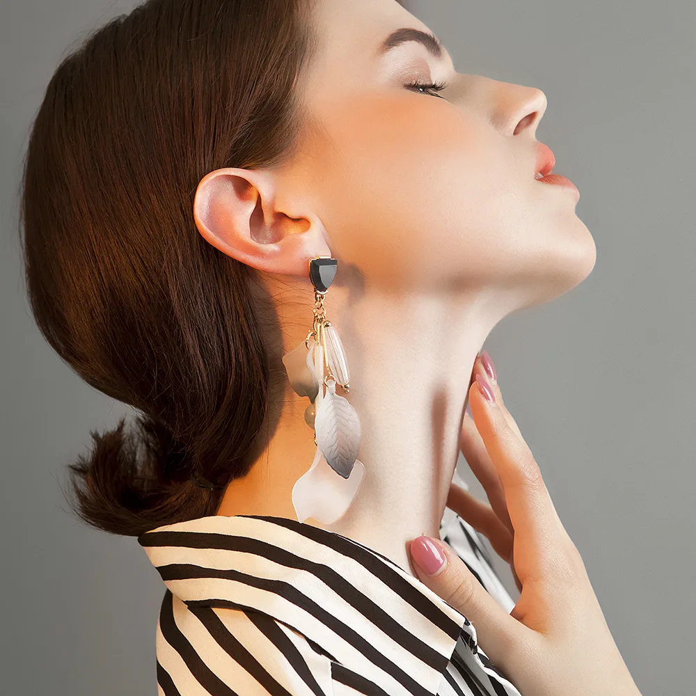 Женские серьги подвески с кисточками в европейском стиле|Серьги-подвески| |
