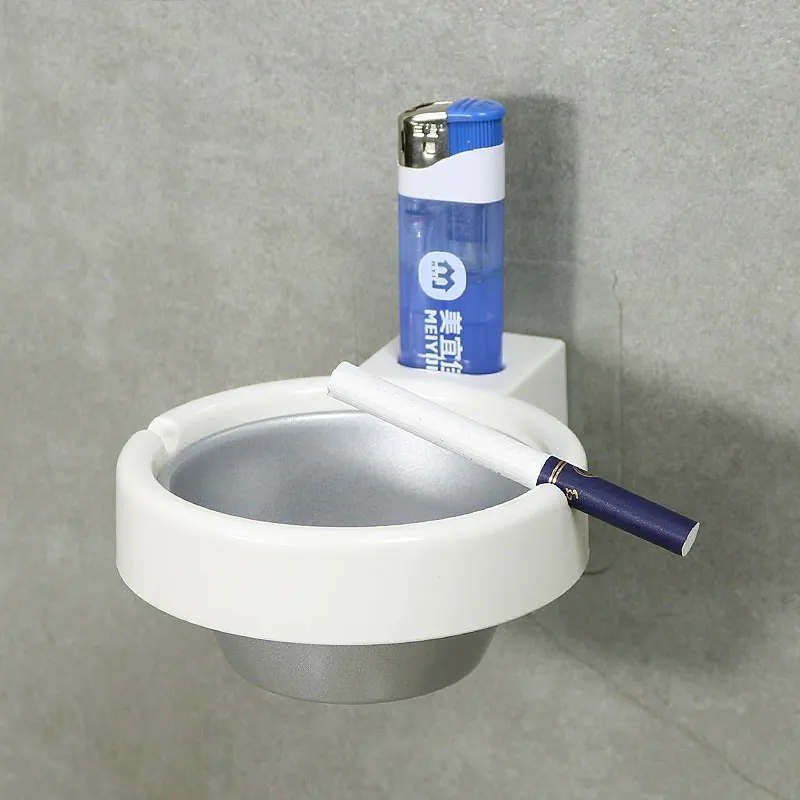 Креативная пепельница из нержавеющей стали с присоской водонепроницаемая