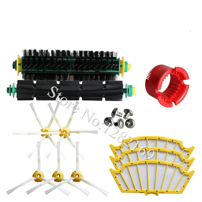 

Side Brush HEPA filter Srew Bristle Flexible Beater for iRobot Roomba 500 Series Robotic Vacuum Cleaner 520 530 540 550 560