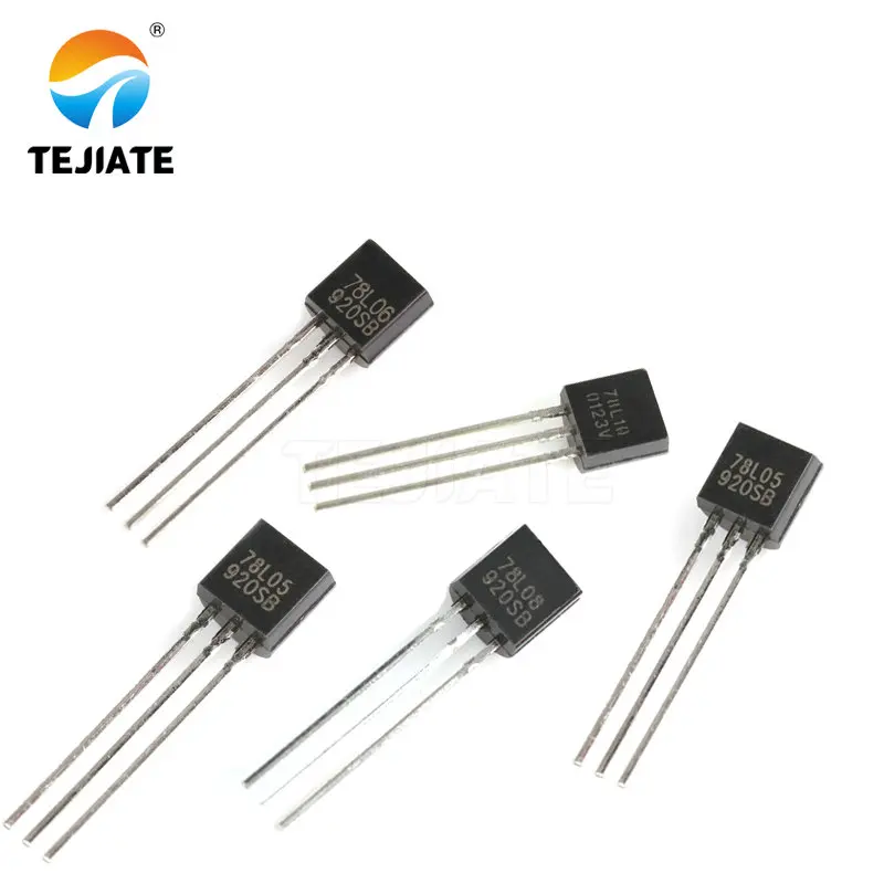 50 шт. 78L05 78L06 78L08 78L09 78L12 78L15 TO 92 TO92 транзистор IC|Интегральные схемы| |