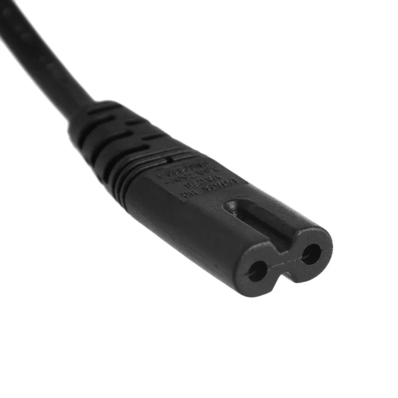

Short C7 To EU European 2-Pin Plug AC Power Cable Lead Cord 1.5M 5Ft Figure 8