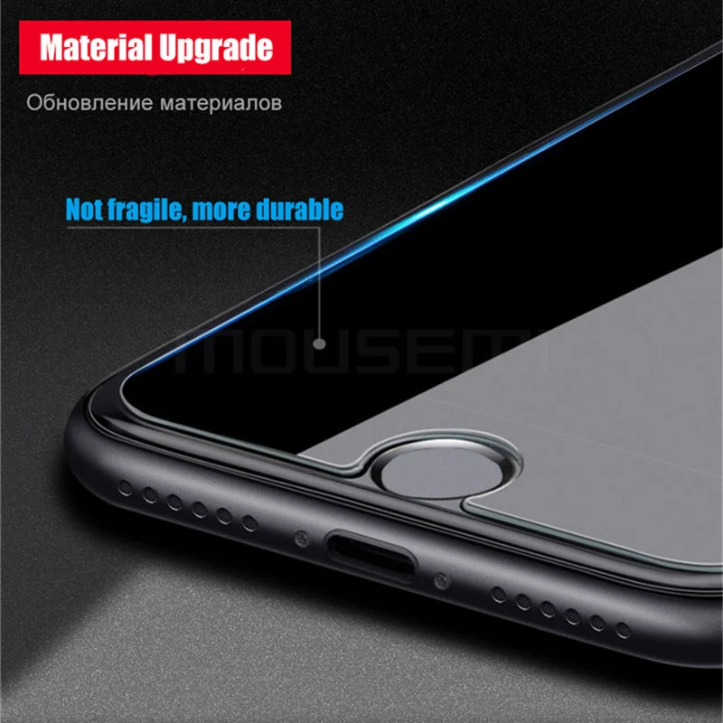 Ультратонкое закаленное стекло CAPAME 9H для защиты экрана iPhone 7 2.5D Защитное X 6 8 Plus se