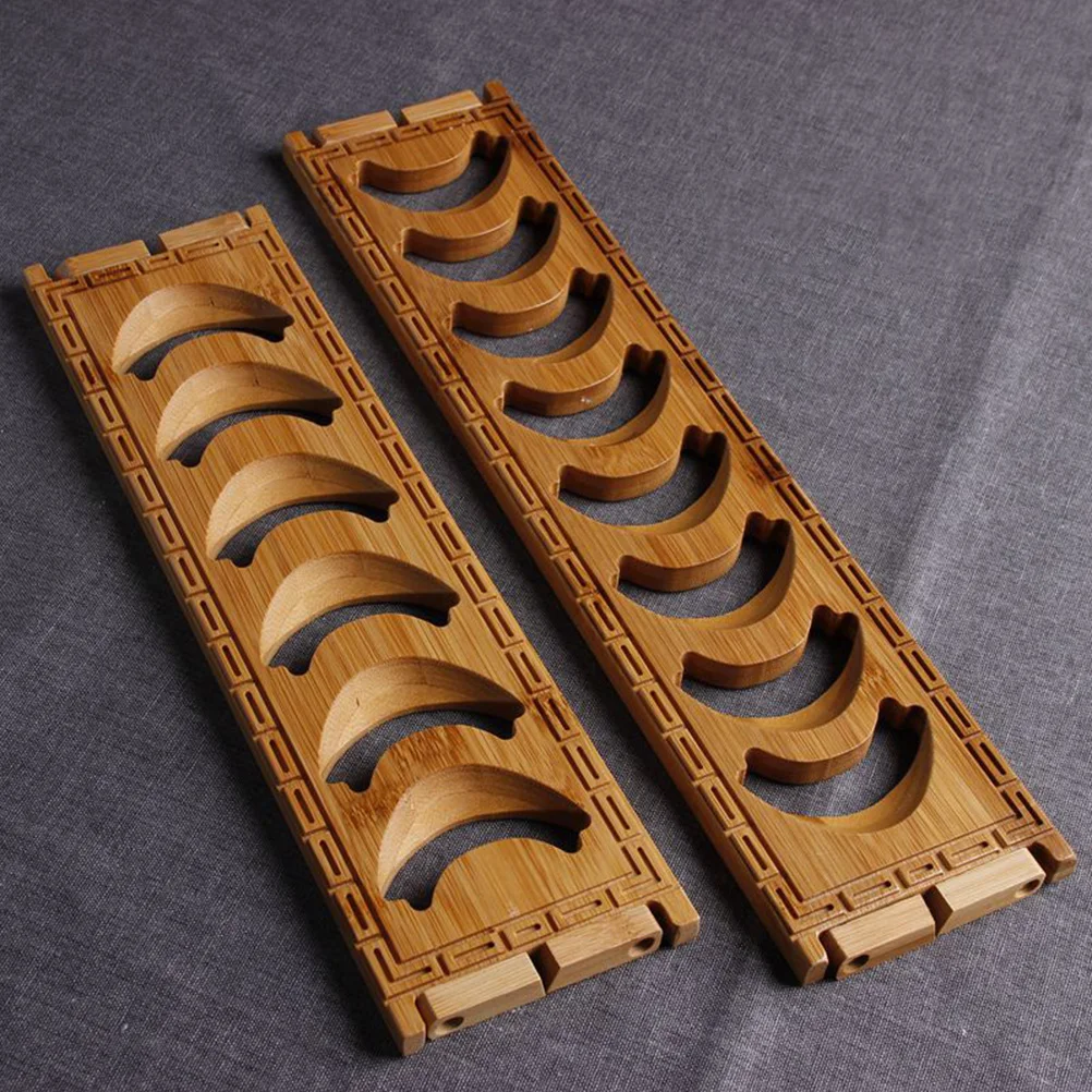 Натуральная бамбуковая сушилка для чайных чашек ручной работы держатель полка