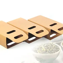 10*15.5*6cm 500pcs/lot Hot Natural Kraft Paper Bags,Party Gift Packing Box,Cookie/Candy/Nuts Bag/DIY Gift Handle Packing Box
