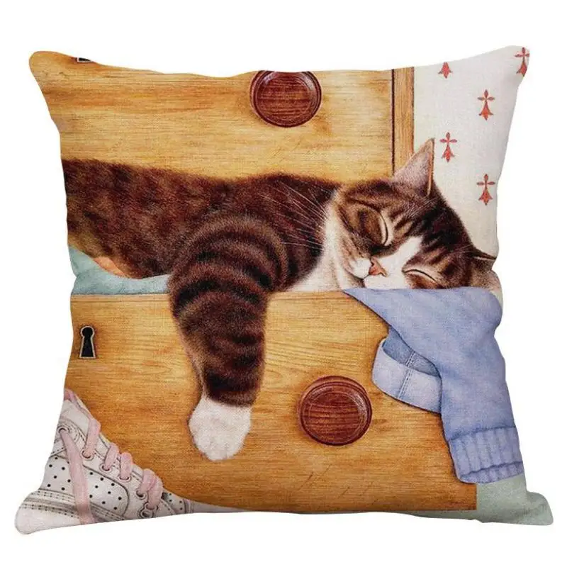 Factory Supply 2017 New Hot Cute Cartoon Cat Pillow Home Baby Room Decorative Kids Cushion For Holiday Gifts | Дом и сад