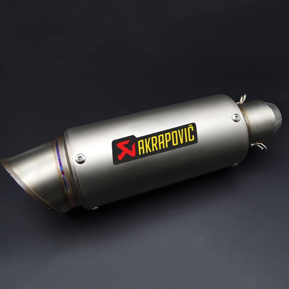 Мотоцикл Akrapovic выхлоп 51 мм мото Глушитель Трубы побега с дБ убийца для yamaha tracer 700 thundercat r6 2000 xj600 dt tzr