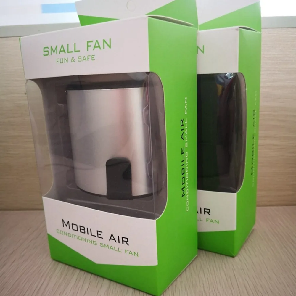 Портативный Мини Мобильный кондиционер небольшой вентилятор USB Перезаряжаемые