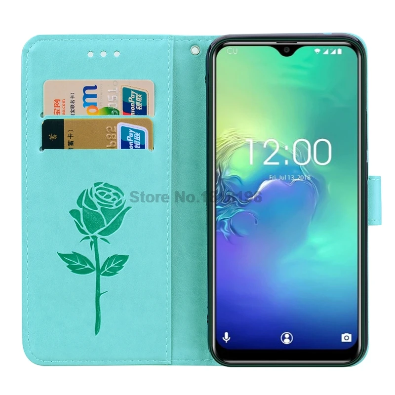 Чехол из искусственной кожи для Oukitel C15 Pro чехол телефона с розами 100% специальный