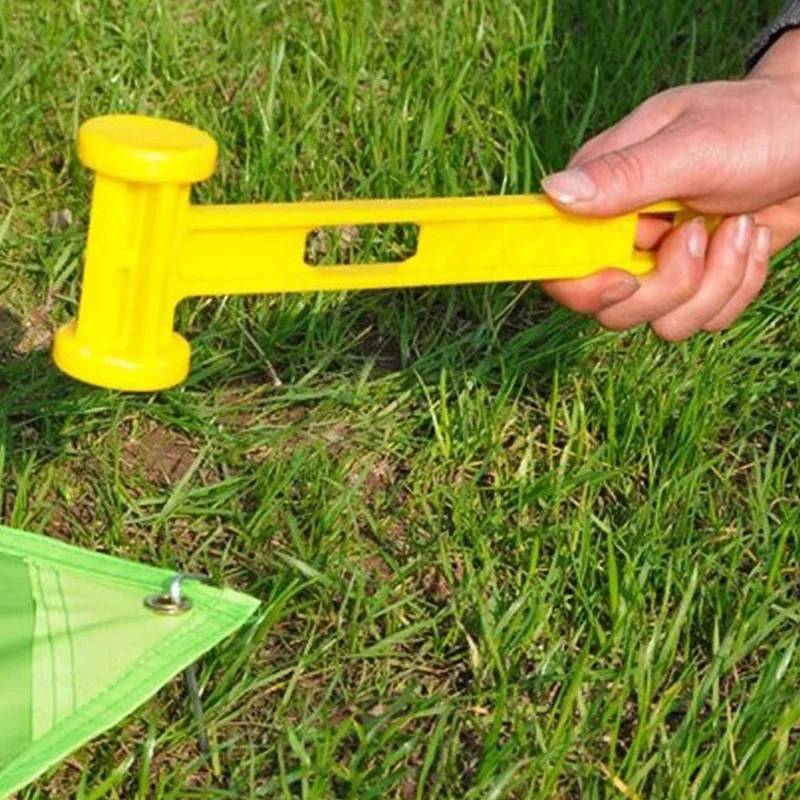 Открытый пластиковый молоток с Extactor Кемпинг гвозди портативный ультра легкий