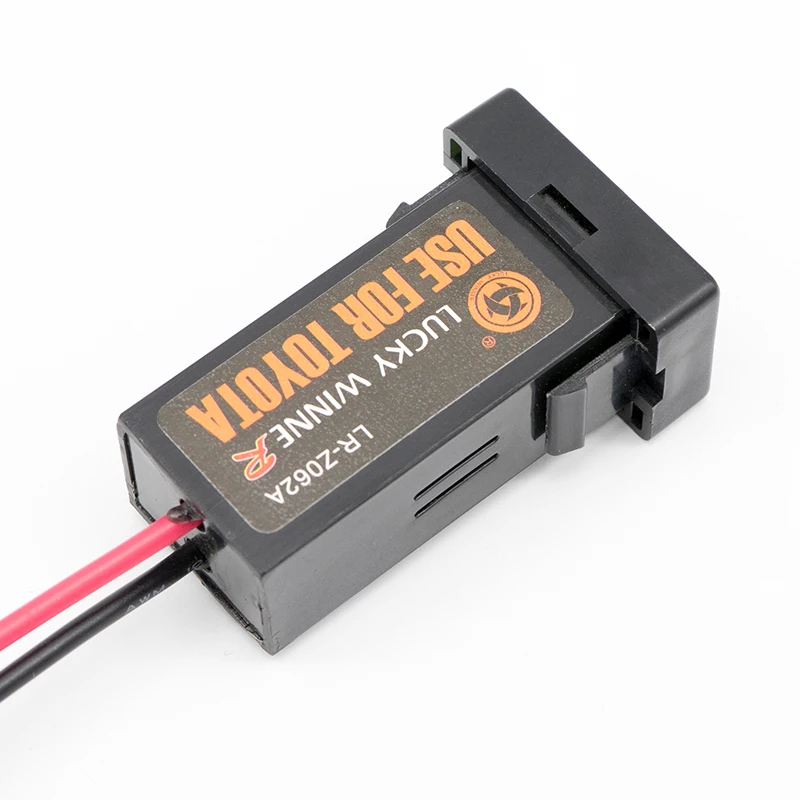 QC3.0 2.4A Quick перезарядка двойной порт разъем двойной USB адаптер питания Разъем для TOYOTA Corolla Auris Lewin Camry Reiz RAV4