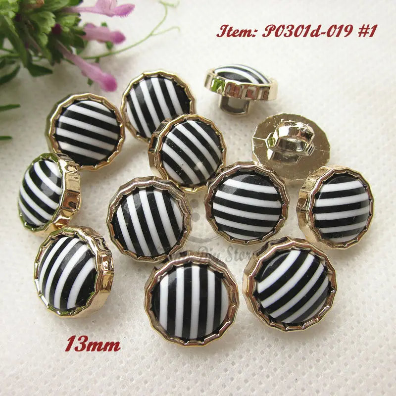 60 шт. разноцветные пуговицы в радужную полоску 13 мм 2015 дюйма|button skull|sweater fleecebutton down